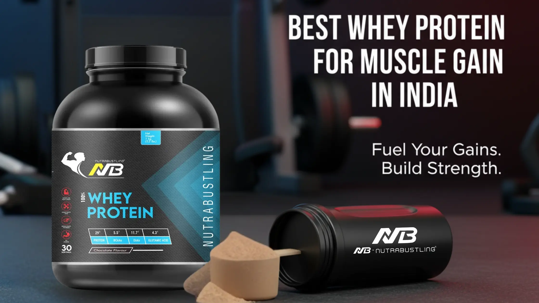 Best Whey Protein for Muscle Gain in India – 2025 Guide