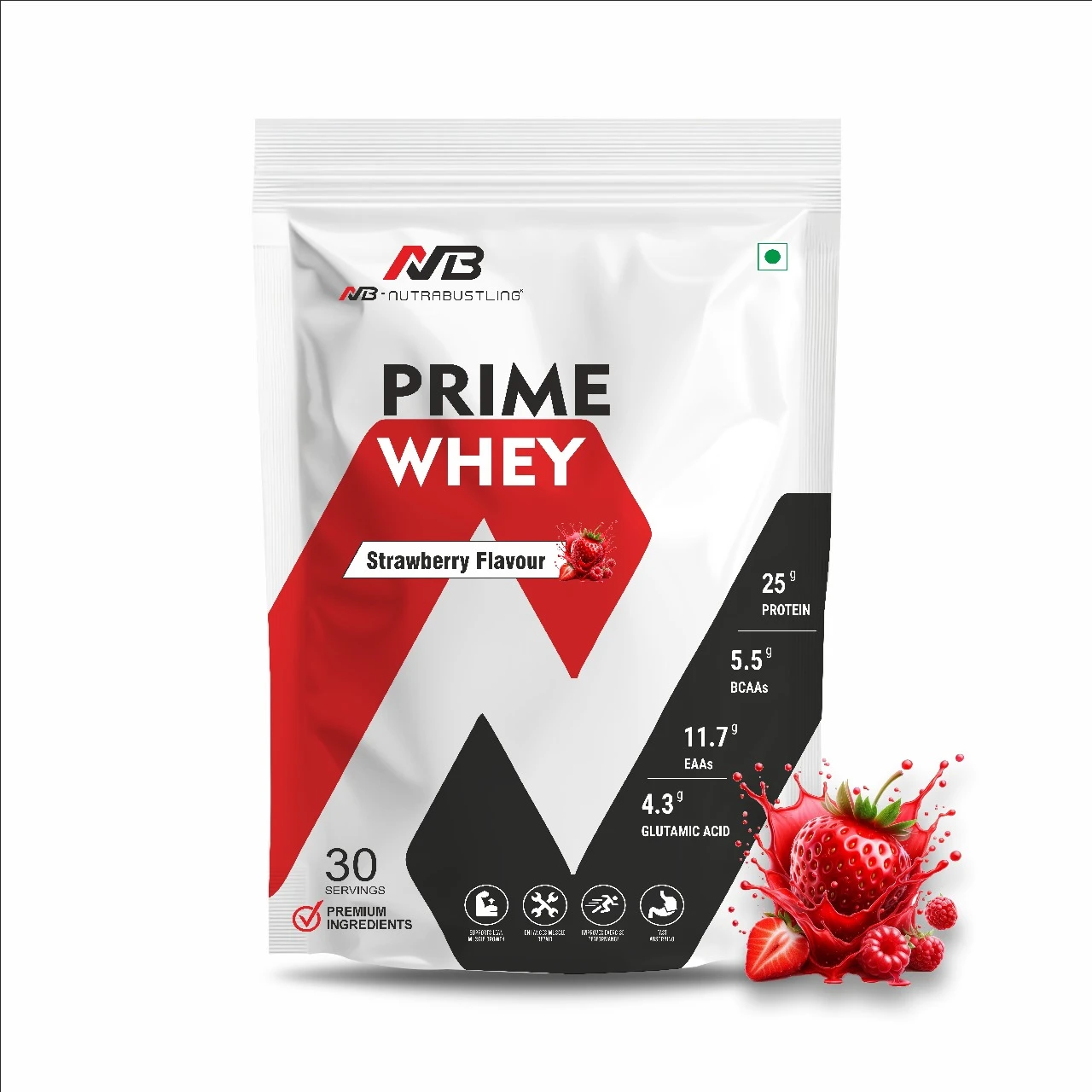 Whey Protein – Strawberry Flavour